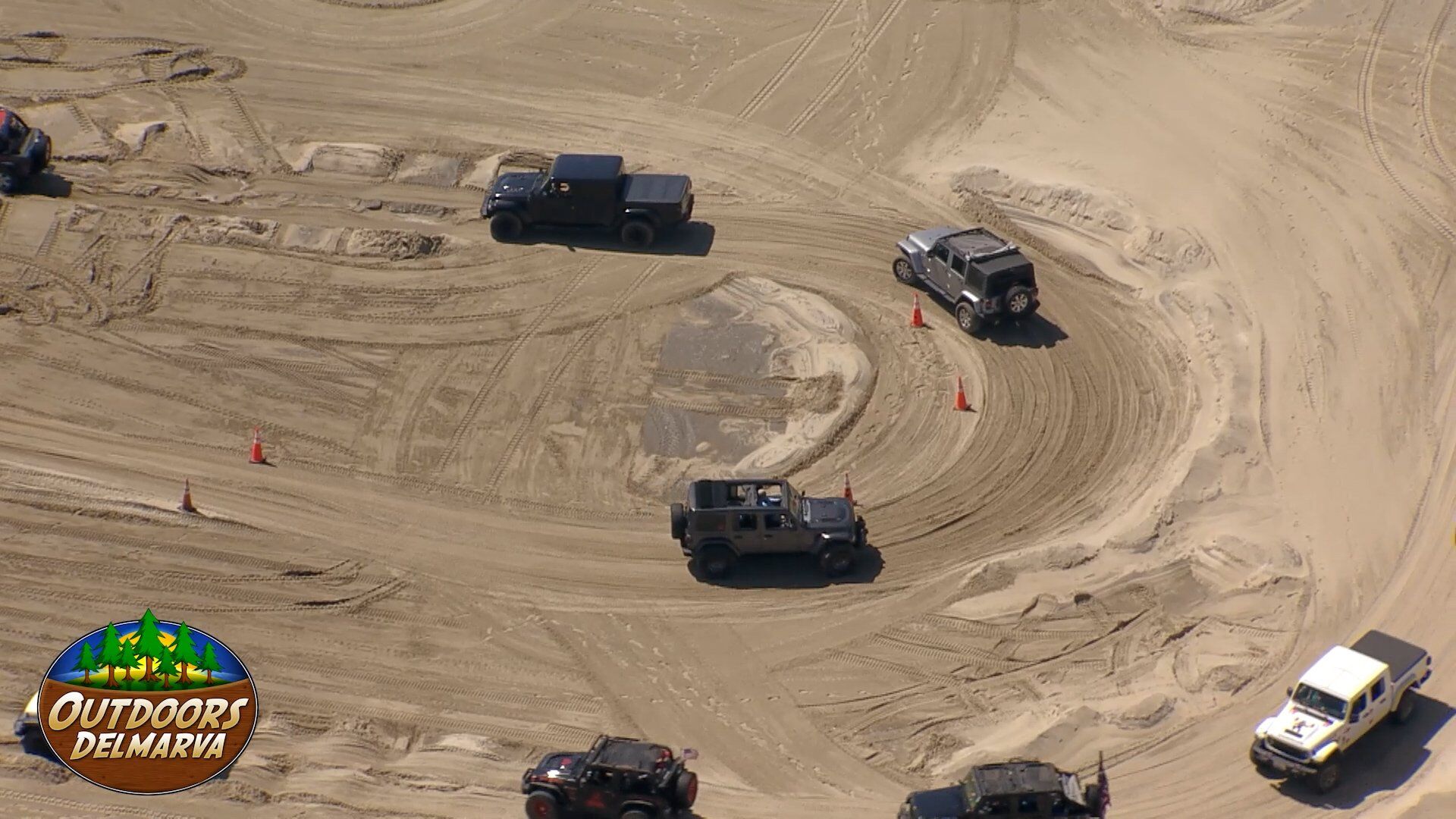 Jeep Crawl on the Beach in Ocean City